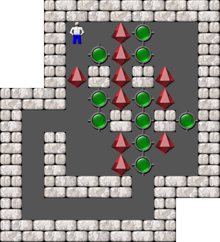 Sokoban Monry Collection level 282